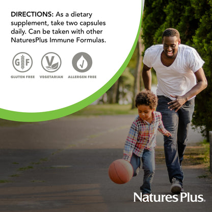 NaturesPlus Immune Boost - 60 Tablets (30 Servings) | Immune Support & Antioxidants