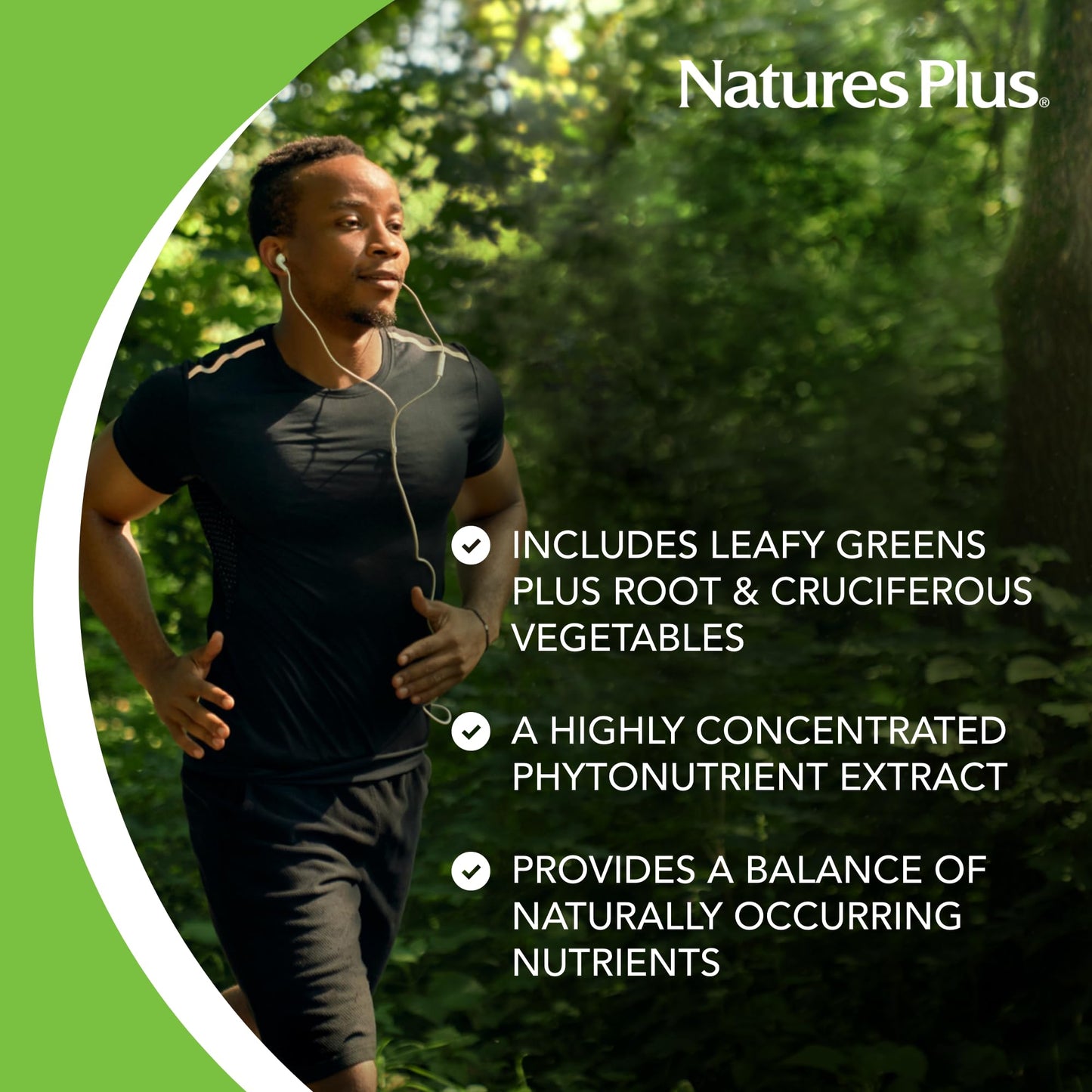 NaturesPlus Mixed Vegetables - 360 Tablets (120 Servings) | Gluten Free | Broccoli, Spinach, Carrot & Cabbage