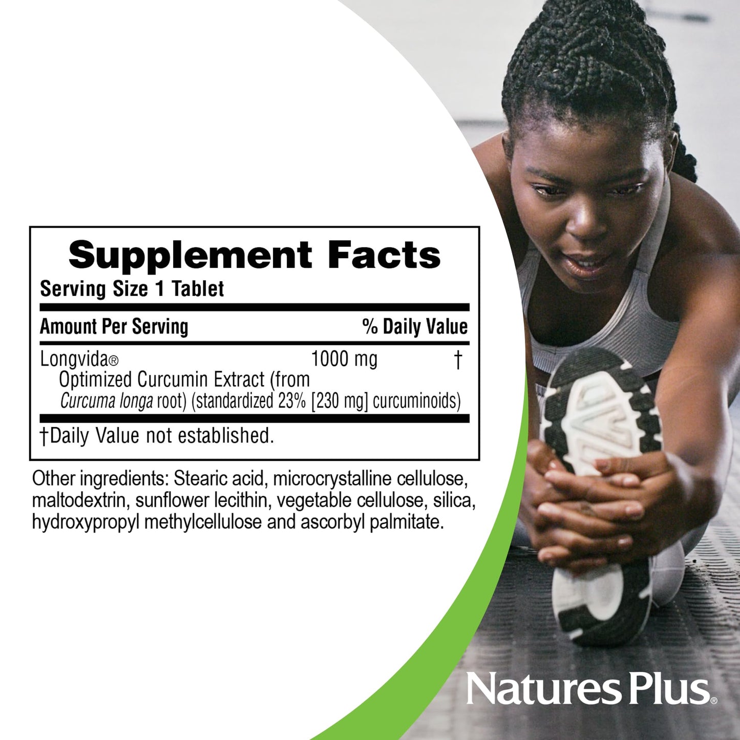 NaturesPlus PRO Longvida Curcumin 1000 mg – 30 Tablets | Antioxidant Support