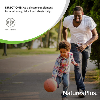 NaturesPlus Calcium Magnesium Vitamin D3 with Vitamin K2 – Bone & Immune Support (Vegetarian, Gluten Free) – 90 Tablets