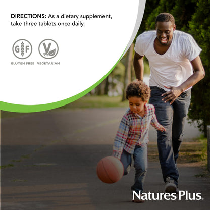 NaturesPlus Source of Life Gold Multivitamin - 90 Chewable Tablets Pack of 2 - Gluten Free - 60 Total Servings
