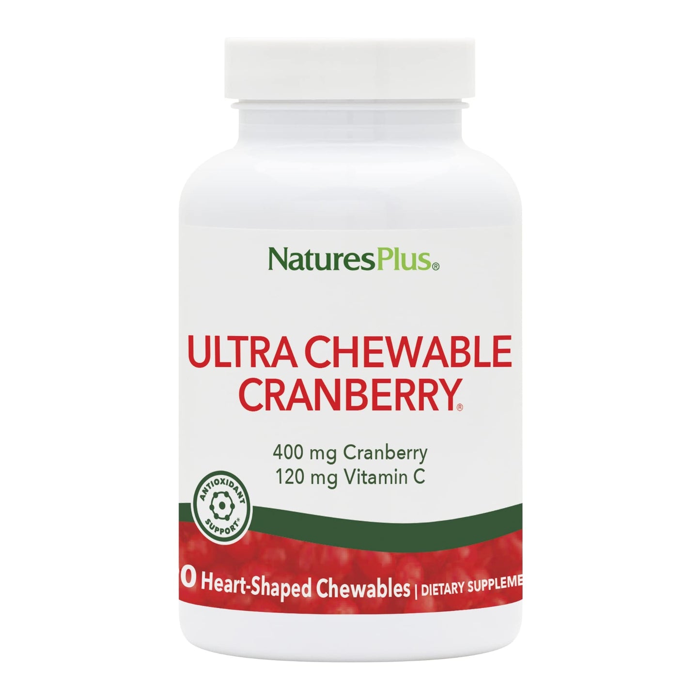 NaturesPlus Ultra Chewable Cranberry Love Berries – 2 Pack | Urinary Tract Health, Non-GMO, Gluten Free