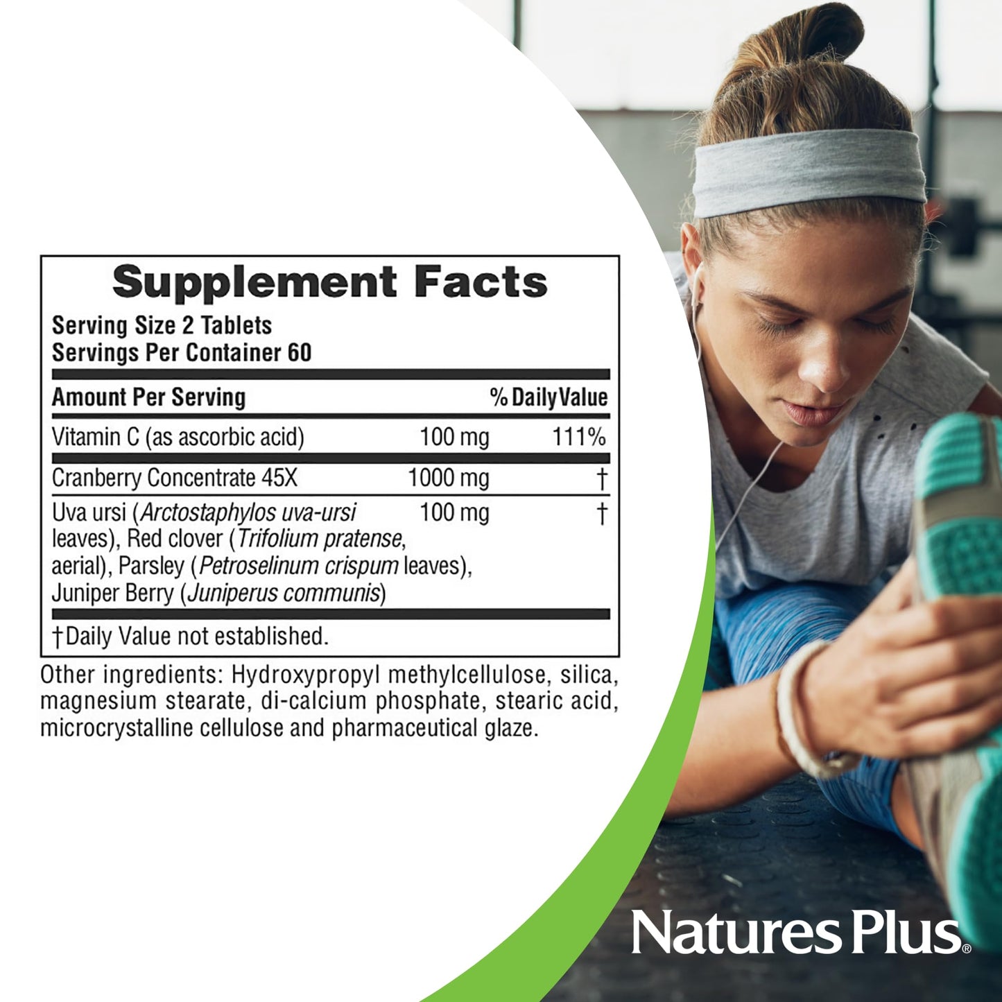 NaturesPlus Ultra Cranberry 1000mg – 120 Tablets | Vegetarian & Gluten Free