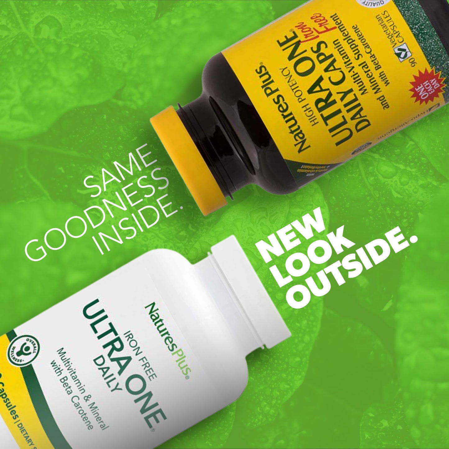 NaturesPlus Ultra One Daily Iron Free – 90 Servings, Vegan Multivitamin