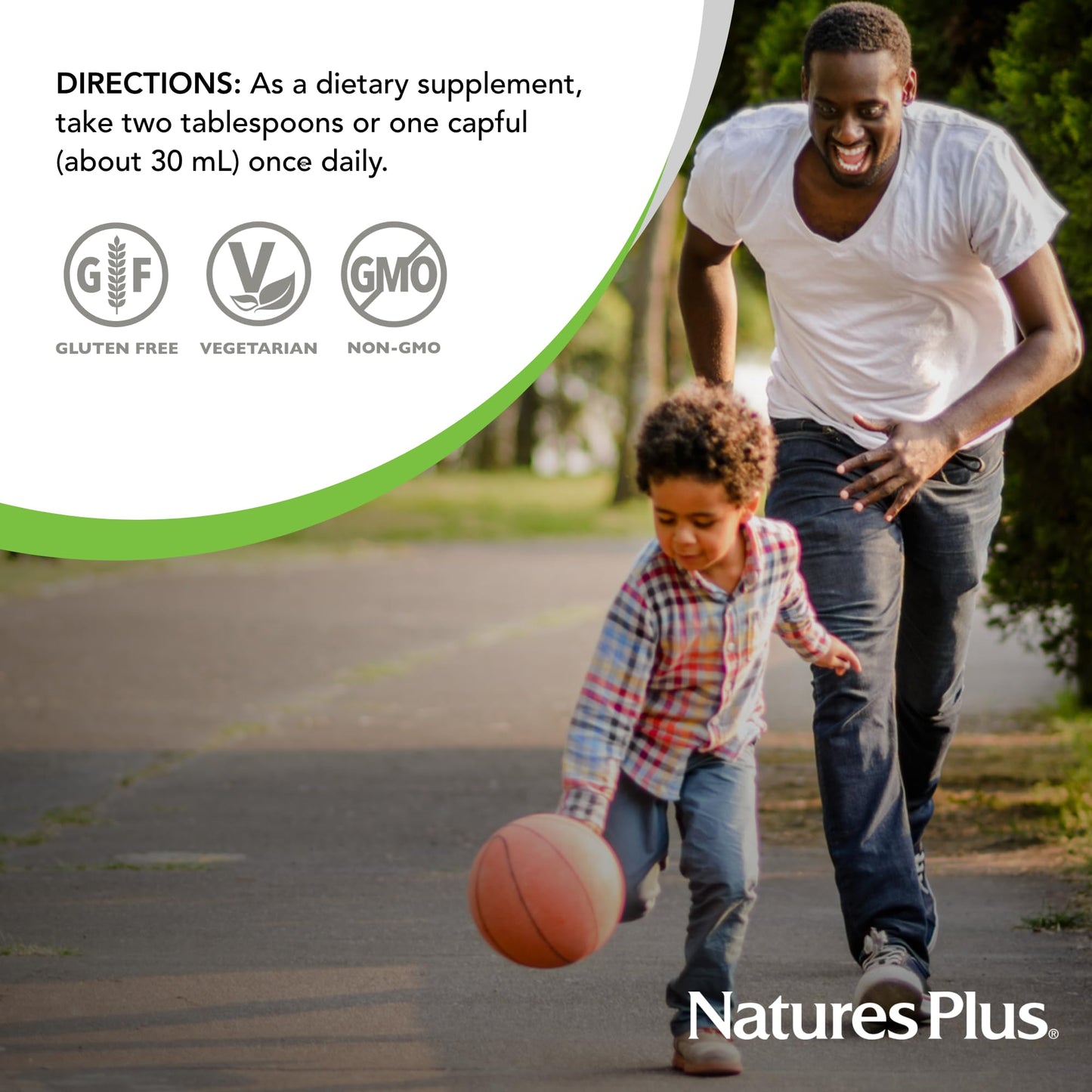 NaturesPlus Ultra Source of Life Liquid Mango Pineapple – Multivitamin with D3 & Lutein | Gluten Free & Vegetarian