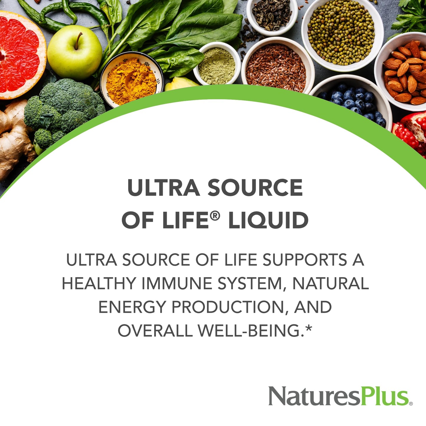 NaturesPlus Ultra Source of Life Liquid Mango Pineapple – Multivitamin with D3 & Lutein | Gluten Free & Vegetarian