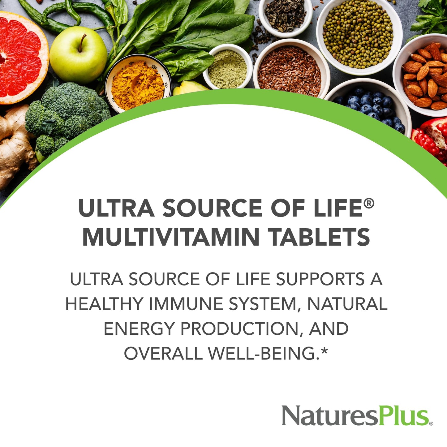 NaturesPlus Ultra Source of Life Multivitamin – 180 Tablets | Immune Health, Energy & Vitamin D3