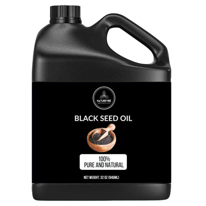 Naturevibe Botanicals Black Cumin Seed Oil 32 oz | Immune Support