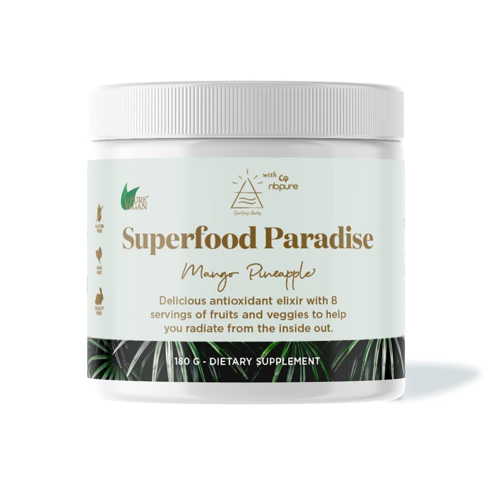 nbpure Earthy Andy Superfood Paradise - Mango Pineapple, 30 Servings