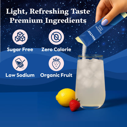 Nectar Calm Magnesium Glycinate Drink Mix – Sugar Free, Zero Calorie (30 Sticks)