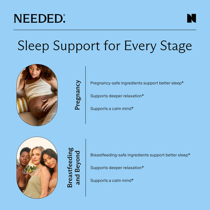 Needed Sleep & Relaxation: Chamomile + Magnesium Powder for Calm Sleep – 30-Day Supply