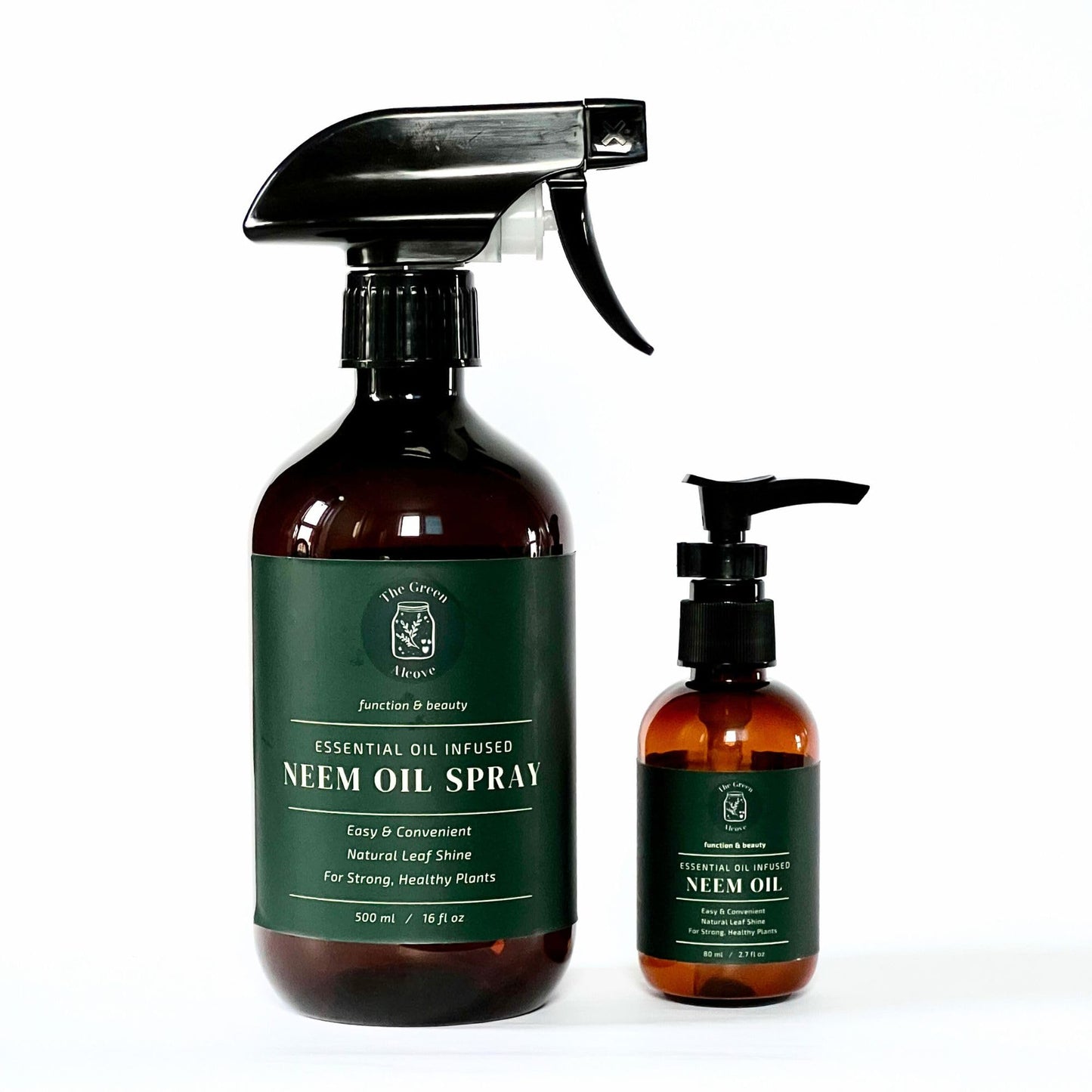 Neem Oil for Plants (Makes 480 fl oz) with Spray Bottle & Essential Oils | Indoor & Outdoor Garden