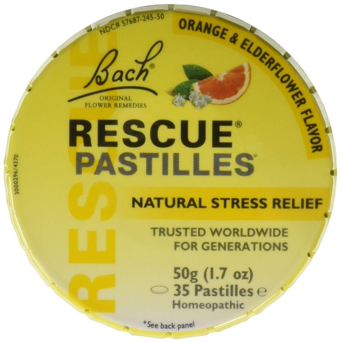Nelson Bach USA Rescue Remedy Pastilles 12-Pack | Bach Flower Essences