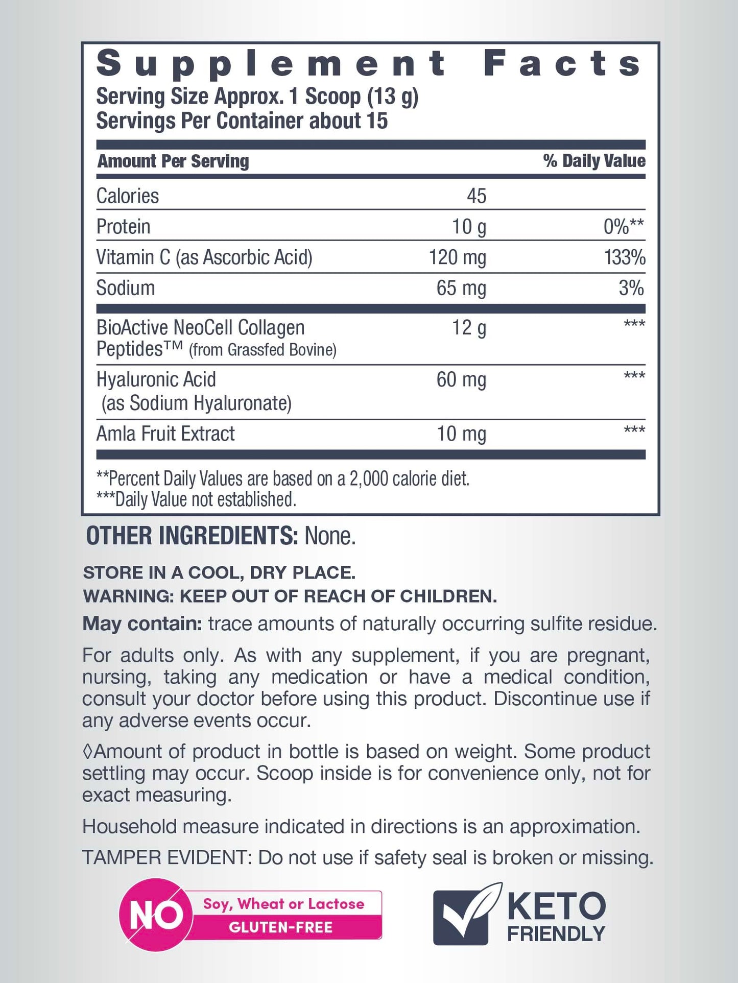 NeoCell Super Collagen Plus Powder with Vitamin C & Hyaluronic Acid