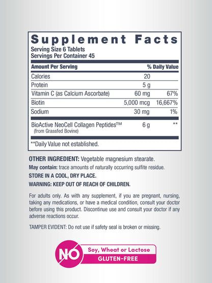 NeoCell Super Collagen with Vitamin C and Biotin – Skin, Hair & Nails