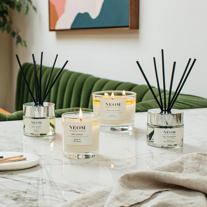 NEOM Real Luxury 1 Wick Candle – Lavender & Rosewood | Scent to De-Stress