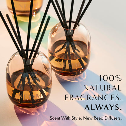 NEOM Real Luxury Reed Diffuser 100ml – Lavender, Jasmine & Sandalwood (Refillable)