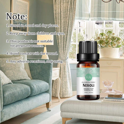Neroli Essential Oil 100% Pure - Organic Neroli Oil for Diffusers & Skincare - 10ML