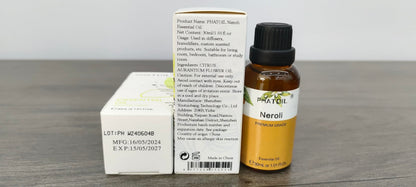Neroli Essential Oil 30ml | PHATOIL Pure Aromatherapy for Diffusers, DIY Candles & Soaps