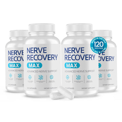 Nerve Recovery Max - Non-GMO Nerve Support with Vitamin D3 & Alpha Lipoic Acid - Made in USA