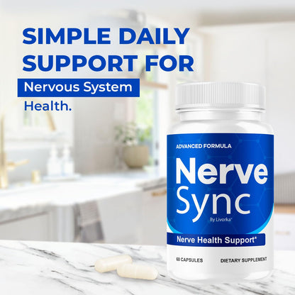 LIVORKA Nerve Sync Capsules (5 Pack) – Advanced Nerve Health Supplement