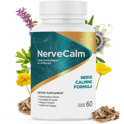 NerveCalm – Natural Calm Supplement | Vegan, Non-GMO, Made in USA