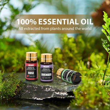 NESCCI Essential Oil Set - 36 x 5ml Essential Oils Gift Set for Diffusers, Candles and DIY