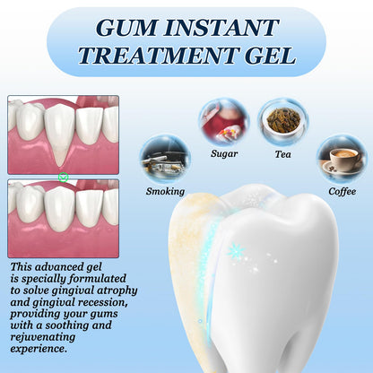 Neslemy Gum Shield Therapy Gel – Teeth Whitening Pen & Gum Treatment Kit (3PCS)
