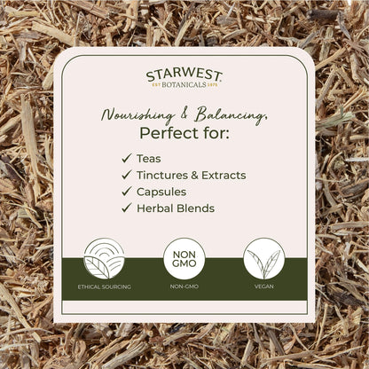 Starwest Botanicals Nettle Root Organic - Dried Stinging Nettle Root, Kosher & Non-GMO, 1 lb Bulk