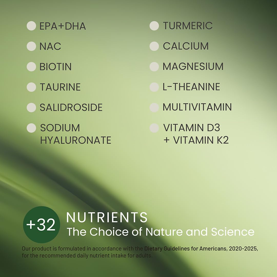 NEUMINA Women's Multivitamin – All-in-One Packs for Hair, Skin, Nails, Energy, Bone Health | Made in USA | 30 Servings