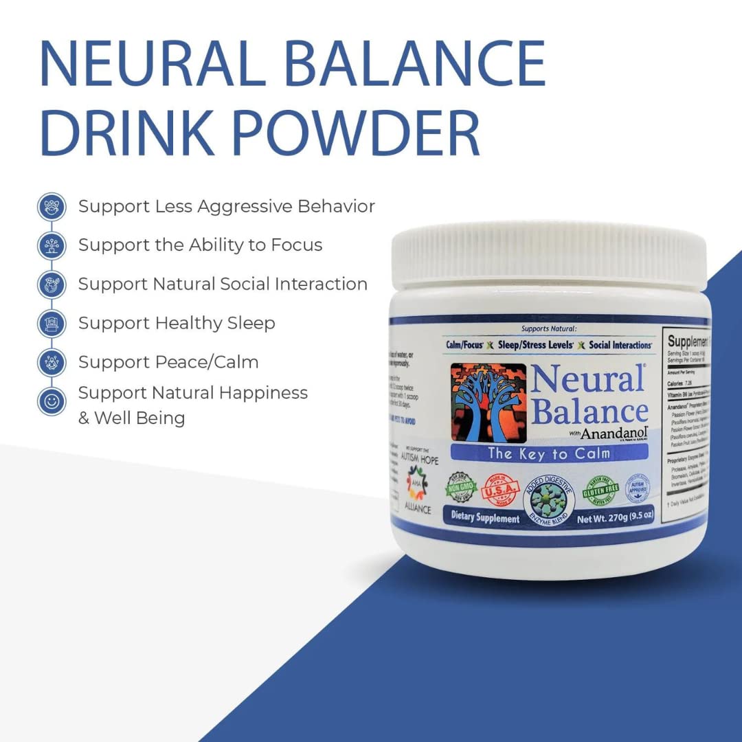 Neural Balance Anandanol with Proprietary Digestive Enzyme Blend — 9.5 oz | 60 Servings
