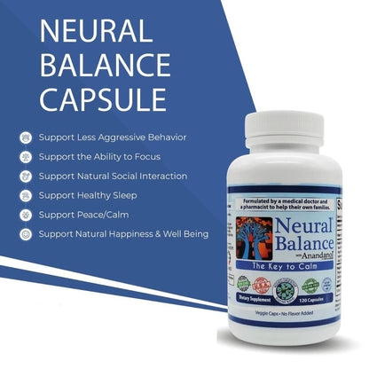 NEURAL BALANCE Anandanol with Proprietary Digestive Enzyme Blend – Capsules (1 Pack)