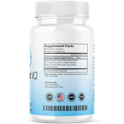 (3 Pack) Neuro Boost IQ Supplement – Brain Pills (180 Capsules) | Neuro Booster Neuroboostiq