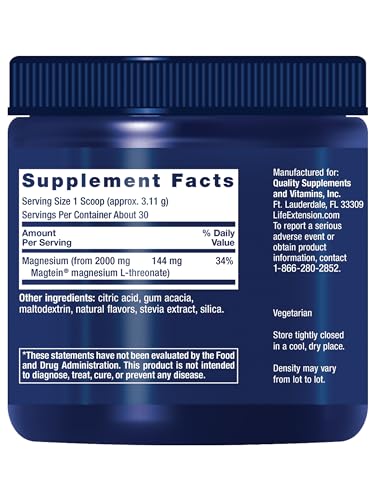 Neuro-Mag Magnesium L-Threonate Powder – Tropical Punch