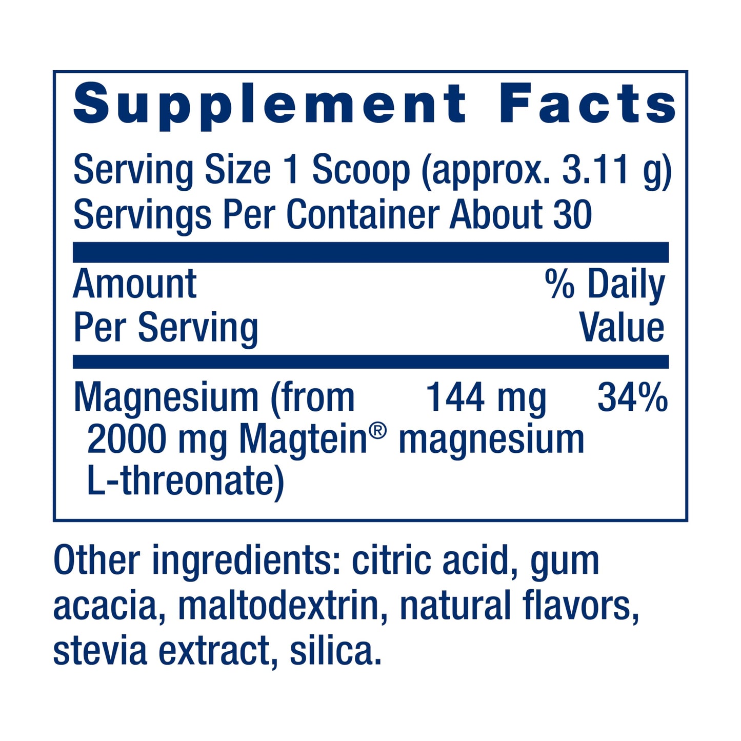 Neuro-Mag Magnesium L-Threonate Powder – Tropical Punch