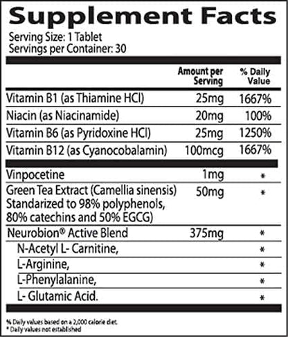 Neurobion Active 30 Tablets – Multivitamin with B Vitamins & L-Glutamic Acid (1 Count)