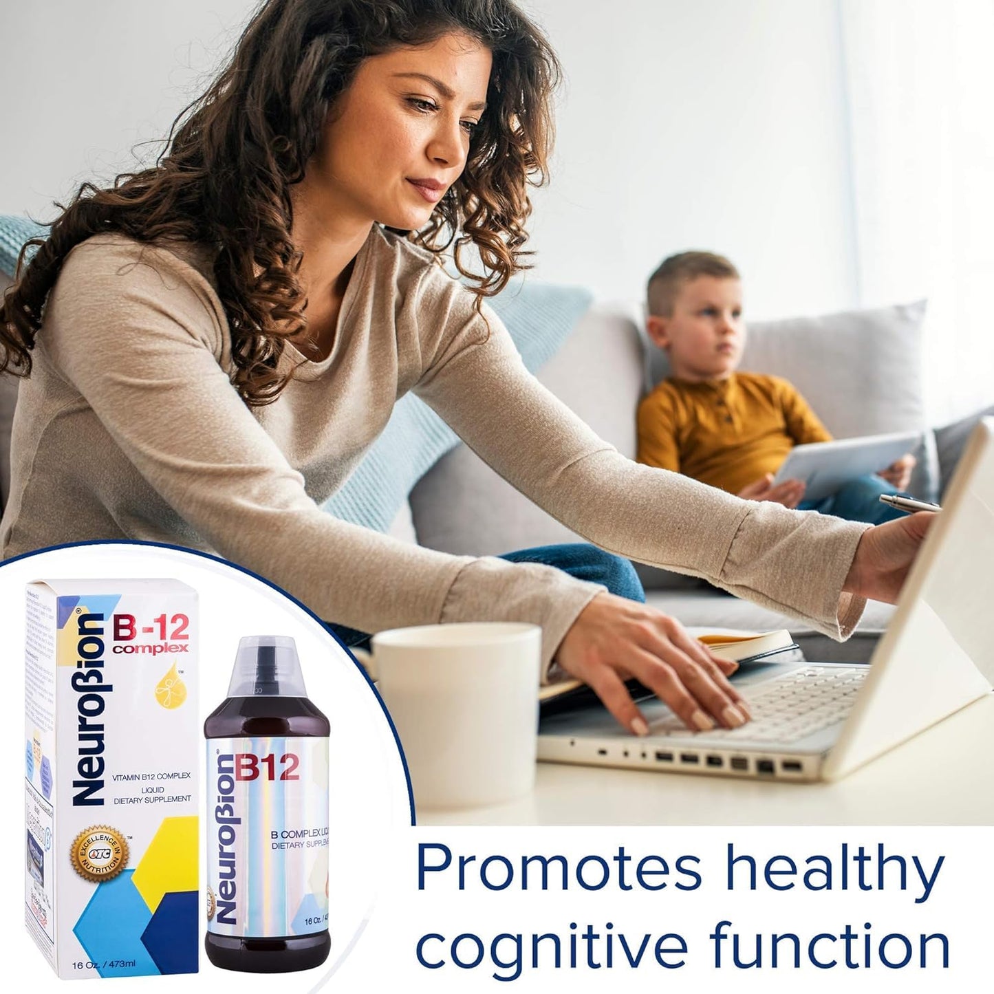 Neurobion Vitamin B12 Complex Liquid Citrus 16 oz – Energy & Cognitive Support