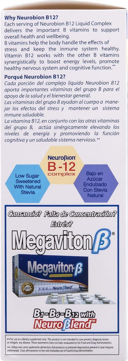 Neurobion Vitamin B12 Complex Liquid Citrus 16 oz – Energy & Cognitive Support