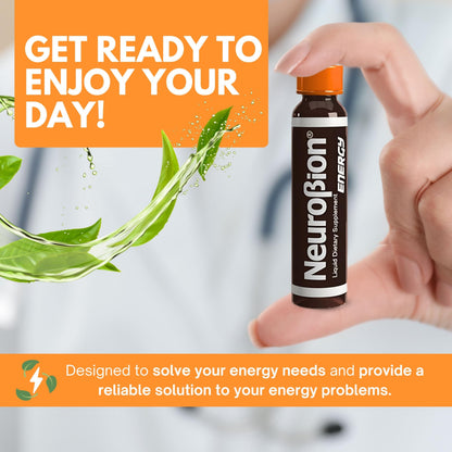 Neurobion Energy Liquid – Multivitamins + Energy Blend (10 x 25 ml)