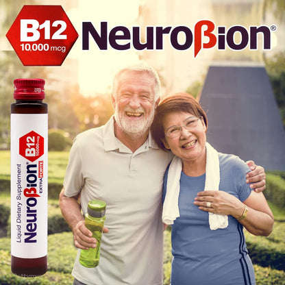Neurobion Extra Forte B12 10,000 mcg Vials – Liquid Vitamin B12 (10 Vials per Box)