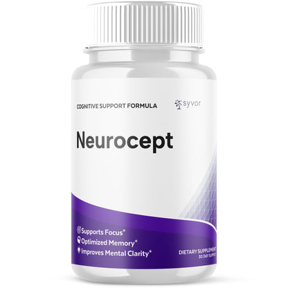 Neurocept Capsules – Brain Health Supplement with All-Natural Ingredients (60 Capsules)