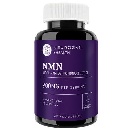 Neurogan NMN Supplement Capsules – 900 mg NMN per Serving, 90 Count