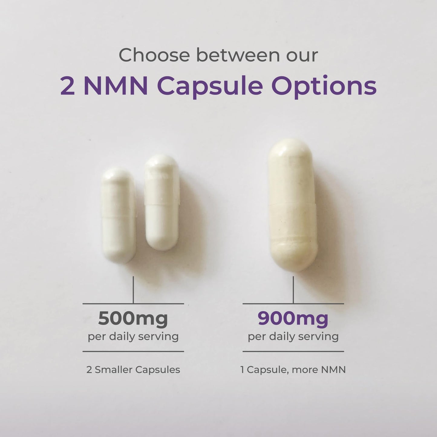 Neurogan NMN Supplement Capsules – 900 mg NMN per Serving, 90 Count