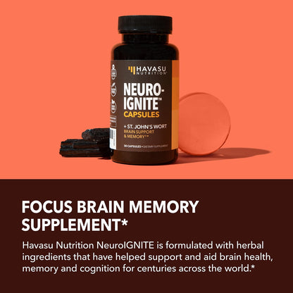 NeuroIGNITE Brain Supplements for Memory & Focus – 30 Count