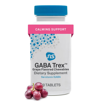 NeuroScience GABA Trex L-Theanine – Calm Daytime & Evening Relaxation (60 Tablets) – Vegan & Non-GMO