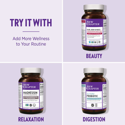 New Chapter Every Woman Multivitamin – Fermented Probiotics, Iron & Vitamin D3 (48 ct)