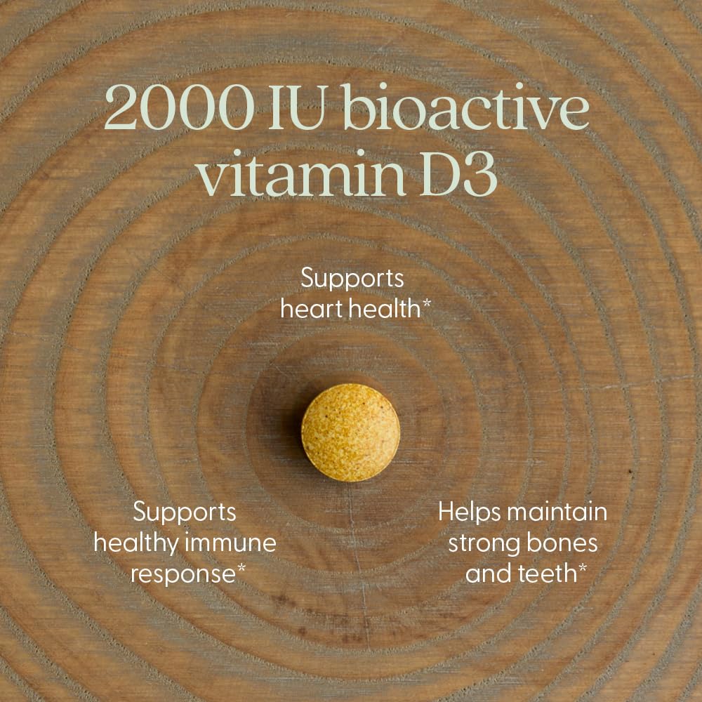 New Chapter Fermented Vitamin D3 2000 IU – Organic, ONE Daily with Turmeric & Reishi