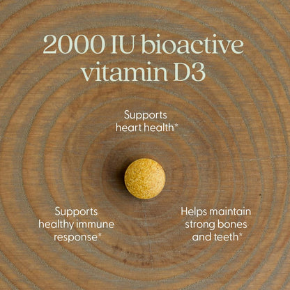 New Chapter Fermented Vitamin D3 2000 IU – Organic, ONE Daily with Turmeric & Reishi