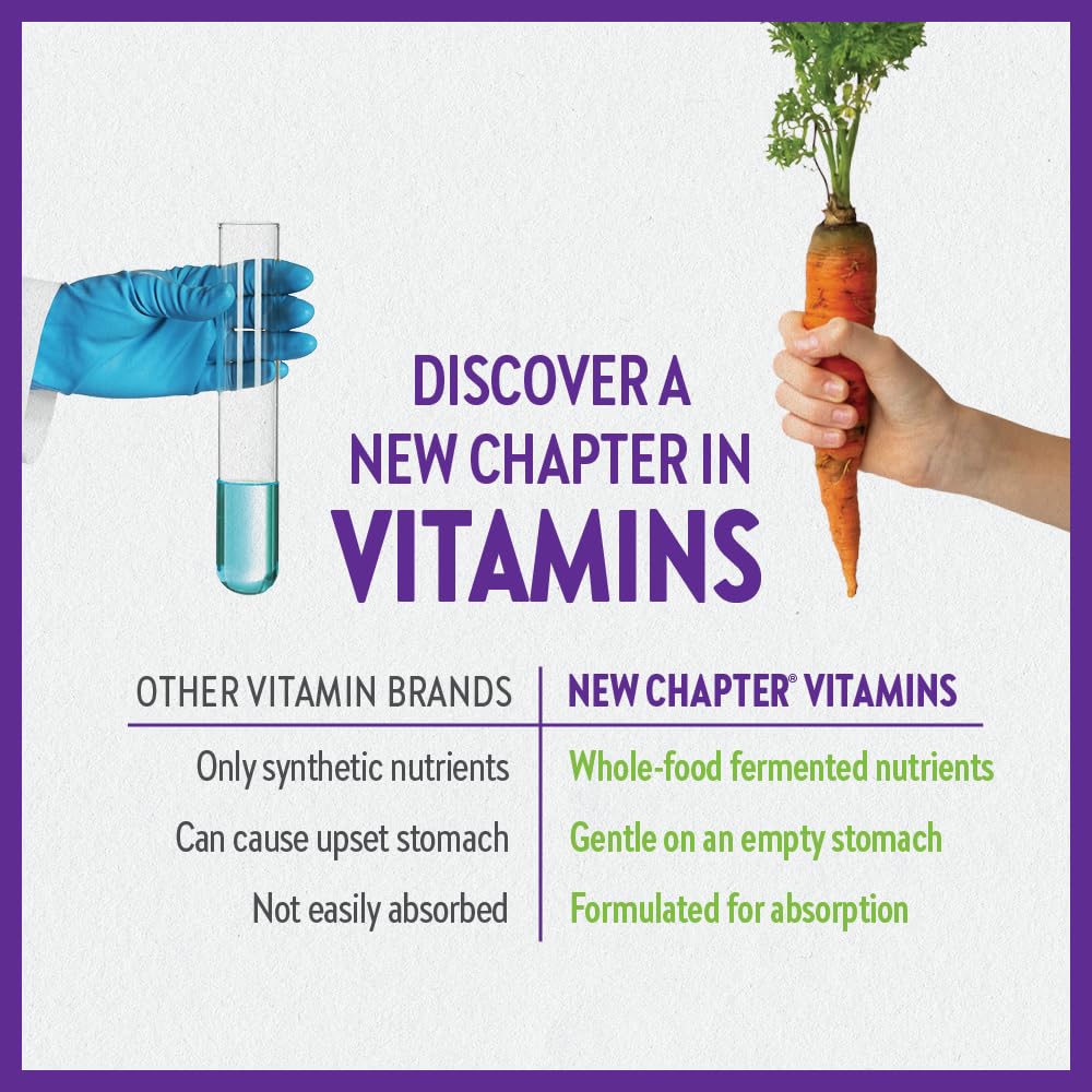 New Chapter Perfect Prenatal Vitamins – Organic, Fermented, 192 ct