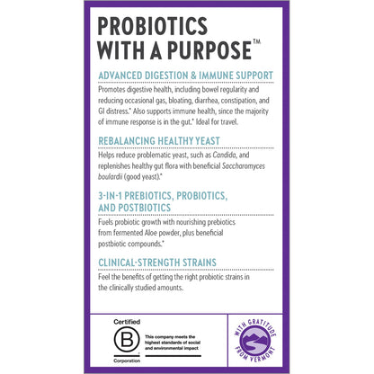 New Chapter Probiotic All-Flora - 60 ct, 2 Month Supply | Advanced Digestion & Gut Health